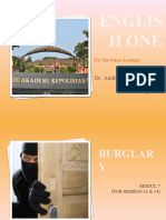 Police Academy Burglary Module