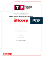 Trabajo de Investigación Empresa: Alicorp-Producto Galletas Casino