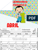 1° Calendario Mat. Abril 23