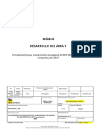 México Desarrollo Del Área 1: Campaña Julio 2021