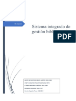 Sistema Integrado de Gestión Bibliotecaria