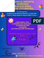 Te Ofrecemos: Aceptamos:lactantes, Maternal y Preescolar Niños y Niñas Desde 6 Meses Hasta 5 Años