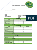 Lista de Cotejo Investigacion