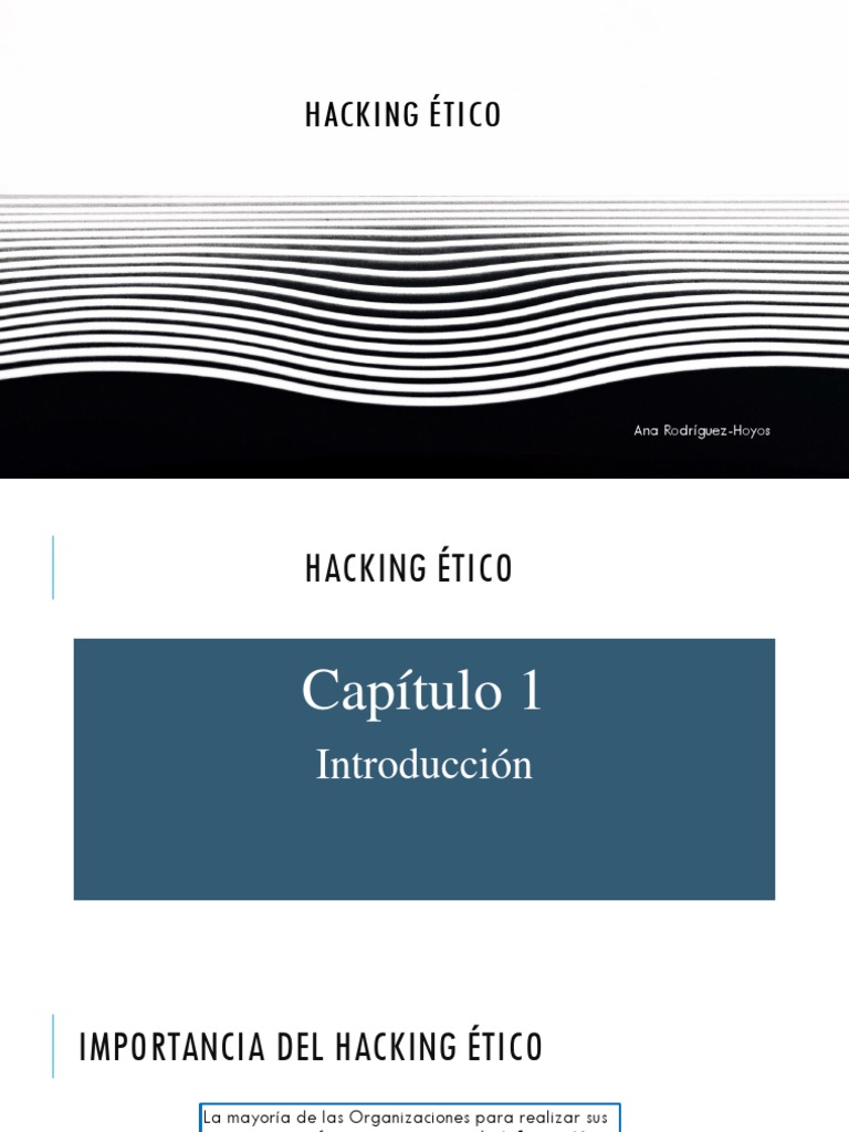 Importancia del Hacking Ético | PDF | Hacker de seguridad | La ...