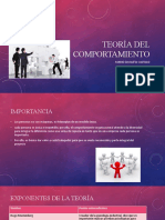 Teoría Del Comportamiento