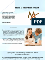 Equipo 2: Tema:Maternidad y Paternida Precoz