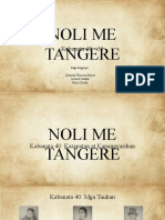 Noli Me Tangere Final