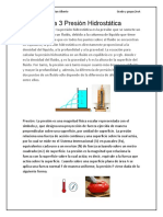 Tema 3 Presión Hidrostática