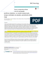 Acudin - Acupuntura Y Acupuntura Láser para El Tratamiento de La Neuropatía Periférica Diabética: Un Estudio Aleatorizado