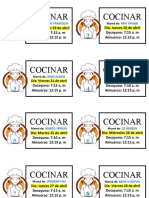 Tarjeta de Cocina