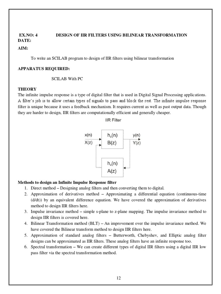 DSP Ex-4 | PDF | Computer Engineering | Control Engineering