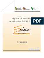 Primaria: Reporte de Reactivos de La Prueba ENLACE 2012