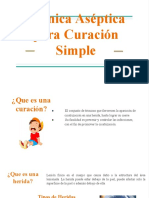 Técnica Aséptica para Curación Simple