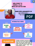 Welcome To MODUL 1.4.a.8 Koneksi Antar Materi: Vonny Ester Lainsamputty S.PD