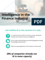 AI in Finance Industry: Current Impact and Future Potential