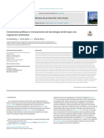 2021 Political Connections and Green Technology Innovations Under An Environmental Regulation - En.es
