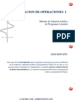 Investigacion de Operaciones I: Método de Solución Gráfica de Programas Lineales