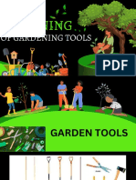 Cleaning: of Gardening Tools