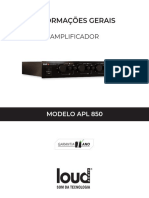 Amplificador Multizona 4 Canais com 400W