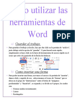 Como Utilizar Las Herramientas de Word