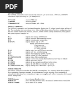Ca7 Mainframe Commands | PDF