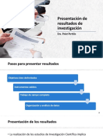 Presentación de Resultados