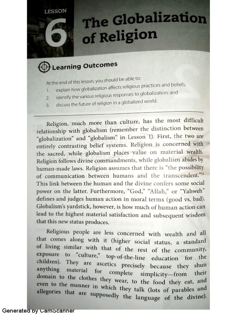 Globalization of Religion PDF