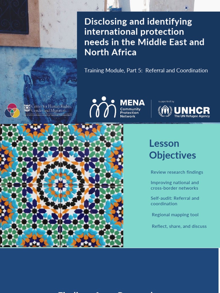 Enhancing Refugee Referral Systems MENA | PDF | Refugee | Human Trafficking