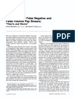 Terminology of False Negative and False Positive Pap Smears"they're Just Worms"