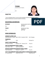 Ruzzelyn Datugan's Resume - 40 Character Limit