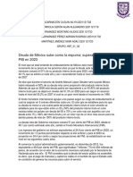 Deuda de México Sube Como La Espuma Superará 50% Del PIB en 2023