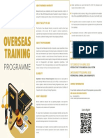 Overseas Training: Programme