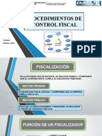 Procedimientos de Control Fiscal: Profesora: Thoilme S. Pérez