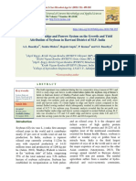 Performance of Ridge and Furrow System On The Growth and Yield Attribution of Soybean in Barwani District of M.P. India