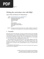 Download Writing the CV With Latex by Zheng Tian SN63958247 doc pdf