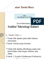 Pemakaian Tanda Baca: Institut Teknologi Batam