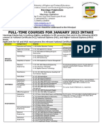 Full-Time Courses For January 2023 Intake: WWW - Maspoly.ac - ZW