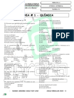 Tarea # 1 - Química: Semana # 1