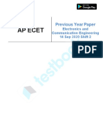 Ap Ecet: Previous Year Paper
