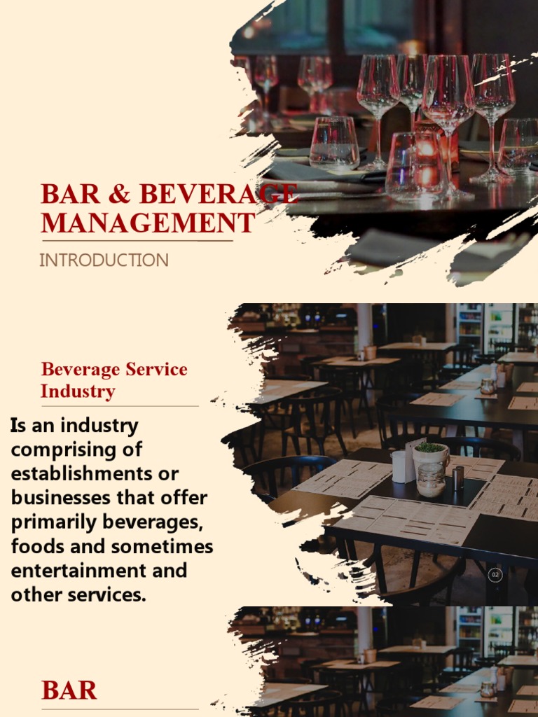 Bar&Bev Intro. | PDF | San Miguel Corporation | Bar (Establishment)