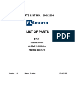 List of Parts