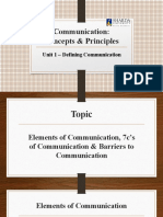 Communication - Unit 1 - 2
