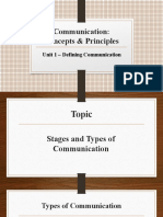 Communication - Unit 1 - 3