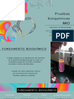 Pruebas Bioquímicas MIO: Laboratorio de Microbiología