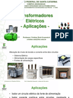 Transformadores elétricos aplicações