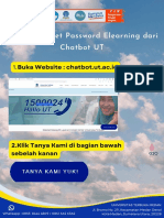 Panduan Reset Password Elearning Dari Chatbot UT