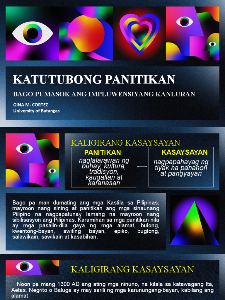 Matandang Panitikan NG Pilipinas | PDF