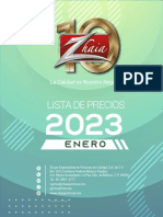 Lista de Precios: Enero