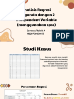 Analisis Regresi Berganda Dengan 2 Independent Variable (Menggunakan SPSS)