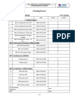 TES NORTH 23BFT21 Incomg Breaker Signal Checklist